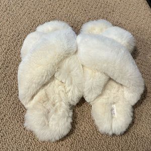White slippers